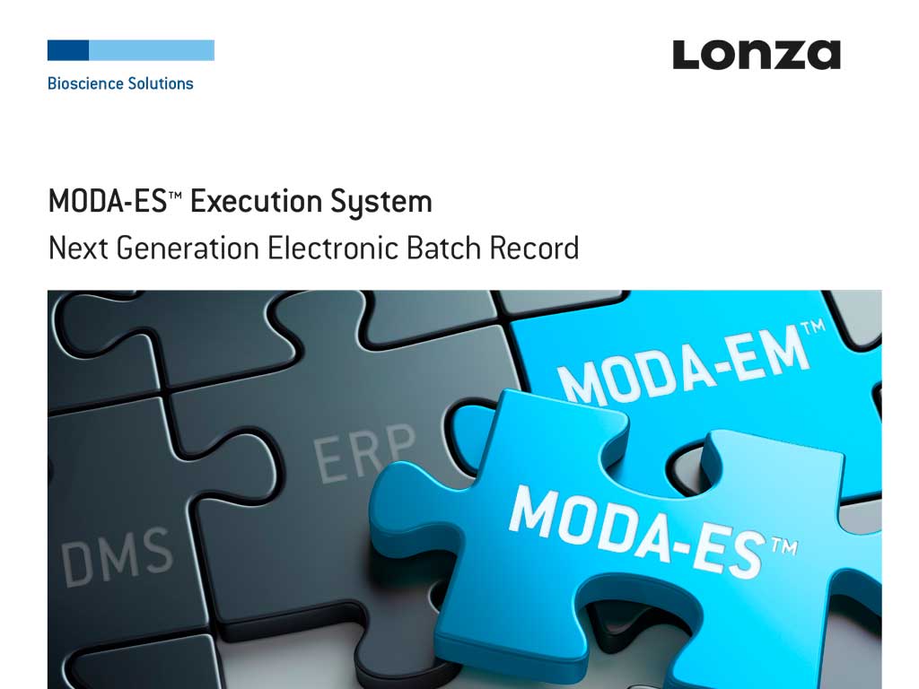 Tolkning Kanon Torden The Next Generation Electronic Batch Record | Lonza